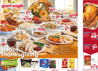 Giant Eagle Weekly Ad Nov 18 – Nov 24, 2021 (Thanks-for-Giving Promotion Included)