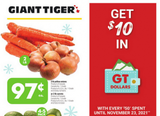 Giant Tiger Weekly Ad Nov 03 – Nov 09, 2021 (Black Friday Sale Included)
