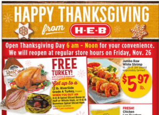 HEB Weekly Ad Nov 17 – Nov 25, 2021