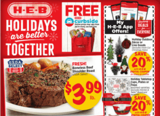 HEB Weekly Ad Dec 01 – Dec 07, 2021