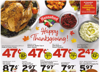 Hannaford Weekly Ad Nov 21 – Nov 27, 2021 (Thanksgiving Promotion Included)