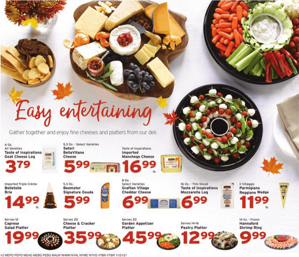 Hannaford Weekly Ad Nov 21 Nov 27, 2021 (Thanksgiving Promotion Included)