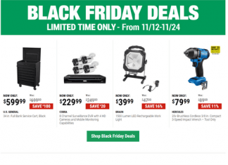 Harbor Freight Black Friday Ad Nov 12 – Nov 24, 2021
