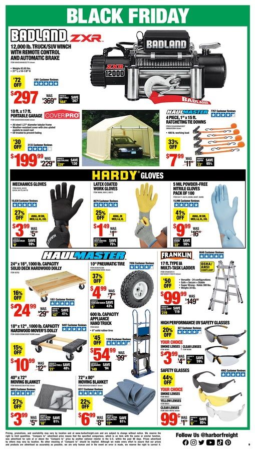 Harbor Freight Black Friday Sale Nov 22 Nov 29, 2021