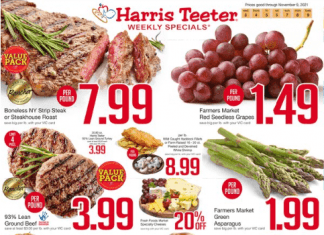 Harris Teeter Weekly Ad Nov 03 – Nov 09, 2021