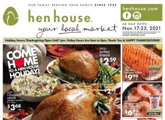 Hen House Weekly Ad Nov 17 – Nov 24, 2021 (Thanksgiving Promotion Included)