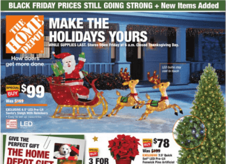 Home Depot Black Friday Sale Nov 25 – Dec 01, 2021