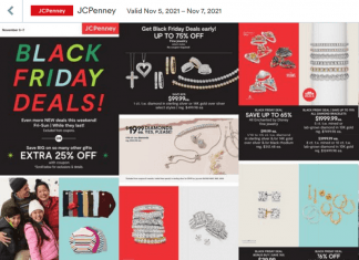 JCPenney Black Friday Ad Nov 05 – Nov 07, 2021