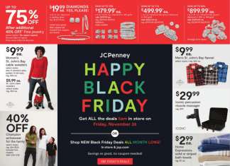 JCPenney Pre-Black Friday Flyer Nov 19 – Nov 28, 2021