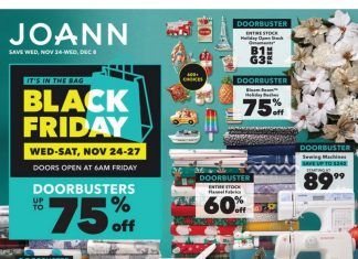 Jo-Ann Black Friday Ad Nov 24 – Dec 08, 2021