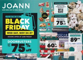 Jo-Ann Weekly Ad Nov 23 – Dec 08, 2021