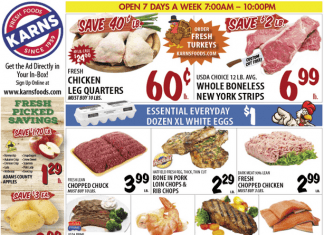 Karns Quality Foods Weekly Ad Nov 02 – Nov 08, 2021