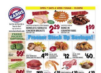 Karns Quality Foods Weekly Ad Nov 09 – Nov 15, 2021