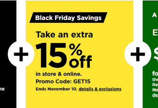 Kohl’s Coupon Sale Until Nov 18, 2021