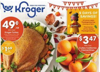 Kroger Weekly Ad Nov 17 – Nov 25, 2021 (Black Friday & Thanks-for-Giving Promotion Included)