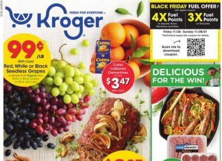 Kroger Weekly Ad Nov 26 – Nov 30, 2021 (Christmas & Black Friday Promotion Included)