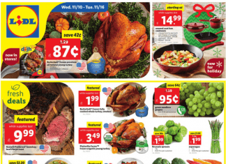 Lidl Weekly Ad Nov 10 – Nov 16, 2021