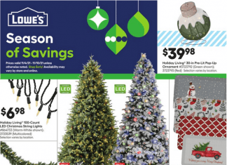 Lowe’s Weekly Ad Nov 04 – Nov 10, 2021