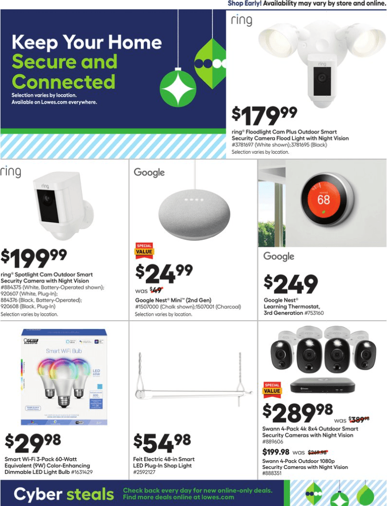 Lowe's Weekly Ad Nov 11 Nov 17, 2021 (Christmas Promotion Included)