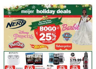 Meijer Holiday Ad Nov 07 – Nov 13, 2021