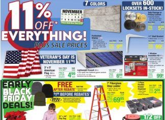 Menards Weekly Ad Nov 04 – Nov 13, 2021 (Pre-Black Friday Promotion)