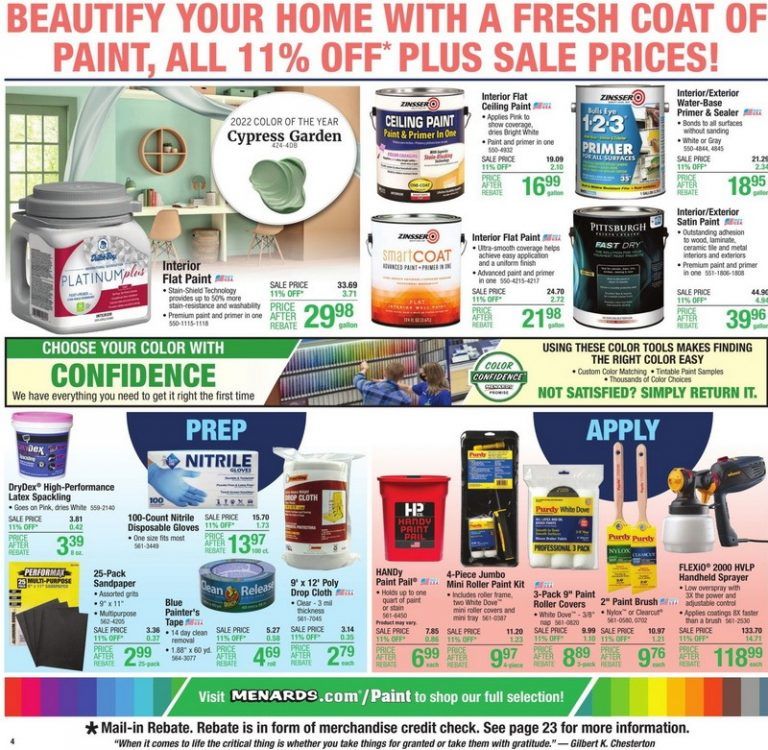 Menards Weekly Ad Nov 11 Nov 24, 2021