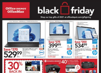 Office Depot Black Friday Ad Nov 26 – Nov 27, 2021