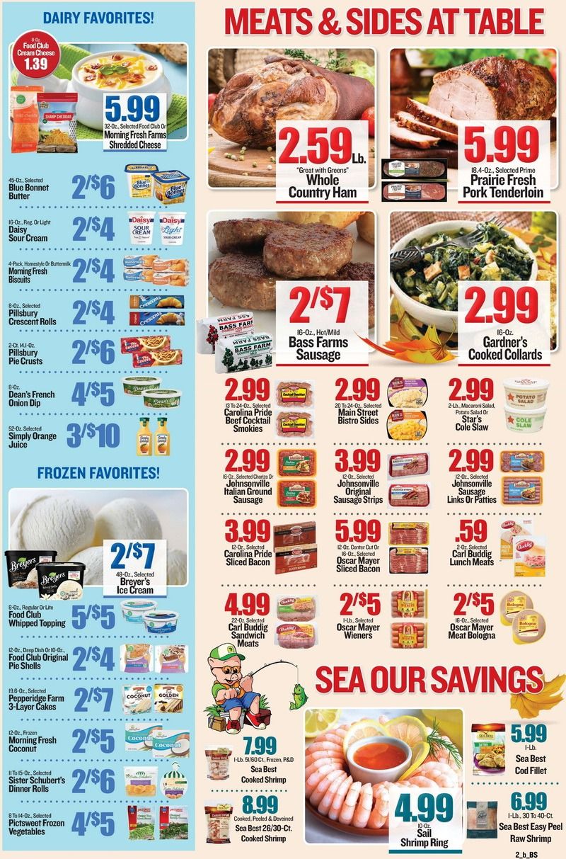 Piggly Wiggly Weekly Ad Nov 17 Nov 25, 2021 (Thanksgiving Promotion