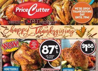 Price Cutter Weekly Ad Nov 17 – Nov 25, 2021 (Thanks-for-Giving Promotion Included)