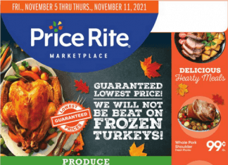 Price Rite Weekly Ad Nov 05 – Nov 11, 2021