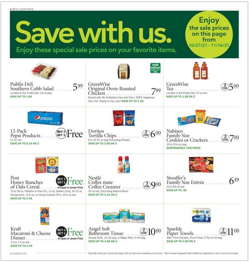 Publix Weekly Ad Nov 03 Nov 09, 2021