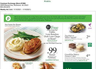 Publix Weekly Ad Nov 10 – Nov 16, 2021 (Thanks-for-Giving Promotion Included)