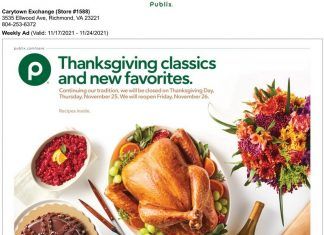 Publix Weekly Ad Nov 17 – Nov 24, 2021 (Thanks-for-Giving Promotion Included)