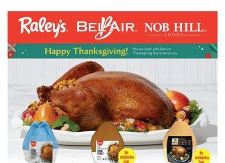 Raley’s Supermarkets Weekly Ad Nov 17 – Nov 25, 2021 (Thanksgiving Promotion Included)