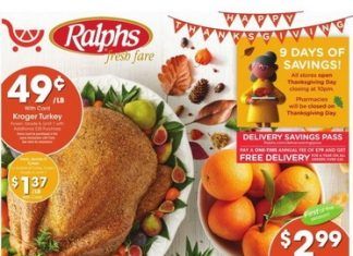 Ralphs Weekly Ad Nov 17 – Nov 25, 2021 (Black Friday Promotion Included)