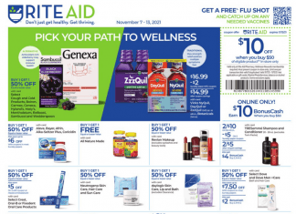 Rite Aid Weekly Ad Nov 07 – Nov 13, 2021