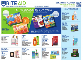 Rite Aid Weekly Ad Nov 14 – Nov 20, 2021