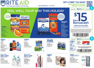 Rite Aid Weekly Ad Nov 21 – Nov 27, 2021