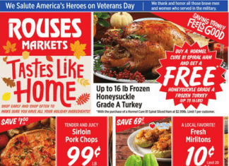 Rouses Weekly Ad Nov 10 – Nov 17, 2021
