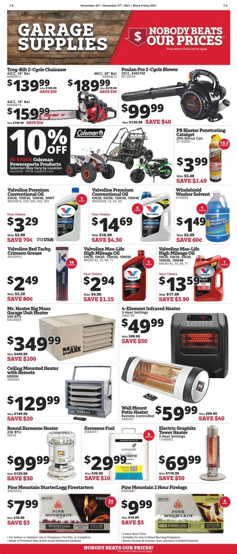 Rural King Black Friday Ad Nov 24 Nov 27, 2021