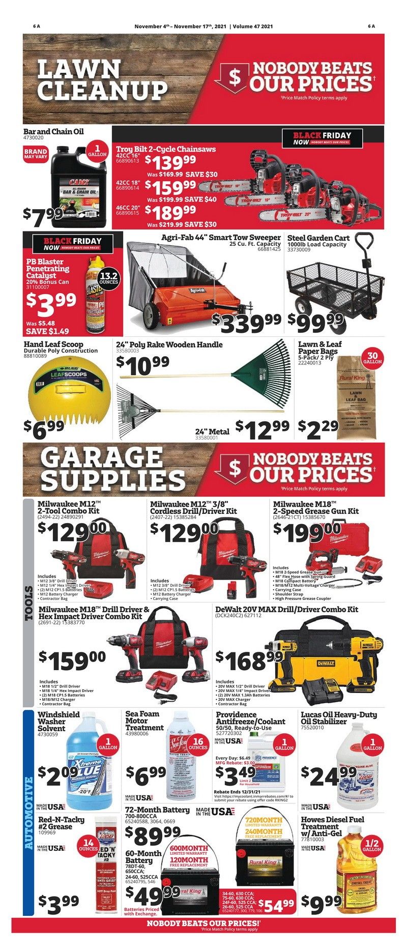 Rural King Weekly Ad Nov 04 Nov 17, 2021 (Black Friday Sale Included)