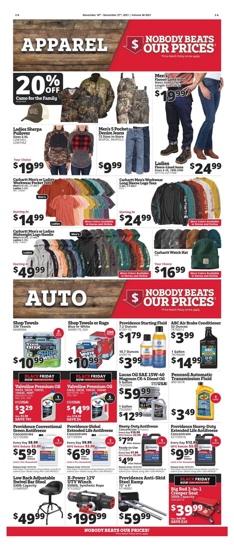 Rural King Weekly Ad Nov 18 – Nov 27, 2021 (Black Friday Sale Included)
