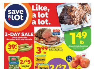 Save A Lot Weekly Ad Nov 26 – Nov 30, 2021