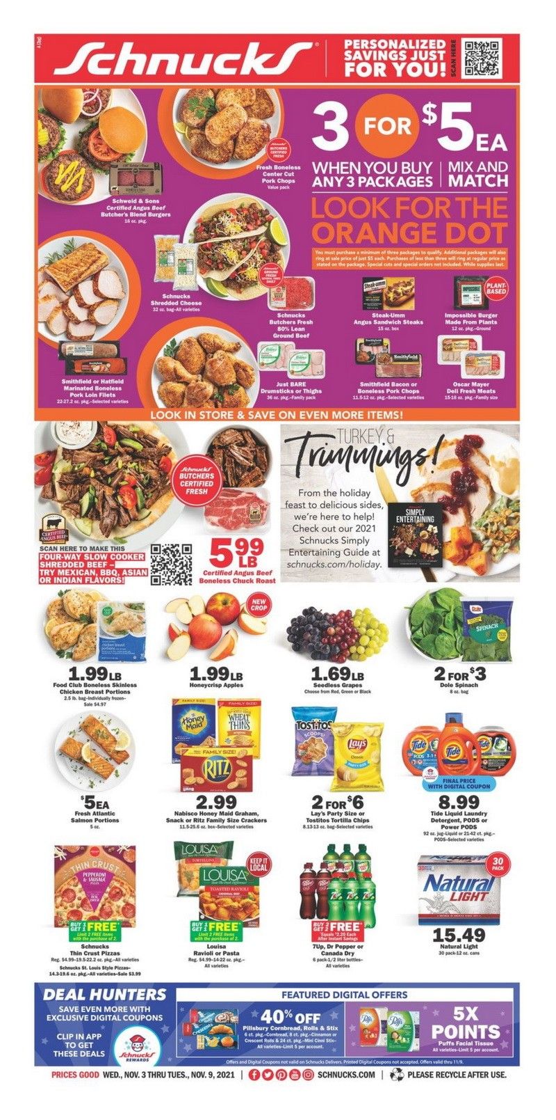 Schnucks Weekly Ad Nov 03 Nov 09, 2021