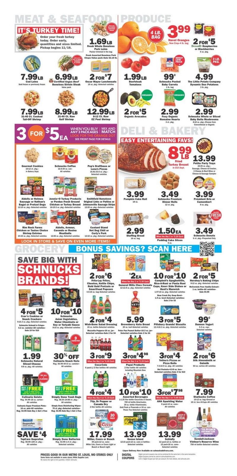 Schnucks Weekly Ad Nov 03 – Nov 09, 2021
