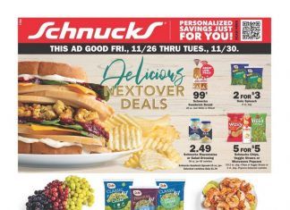 Schnucks Weekly Ad Nov 26 – Nov 30, 2021
