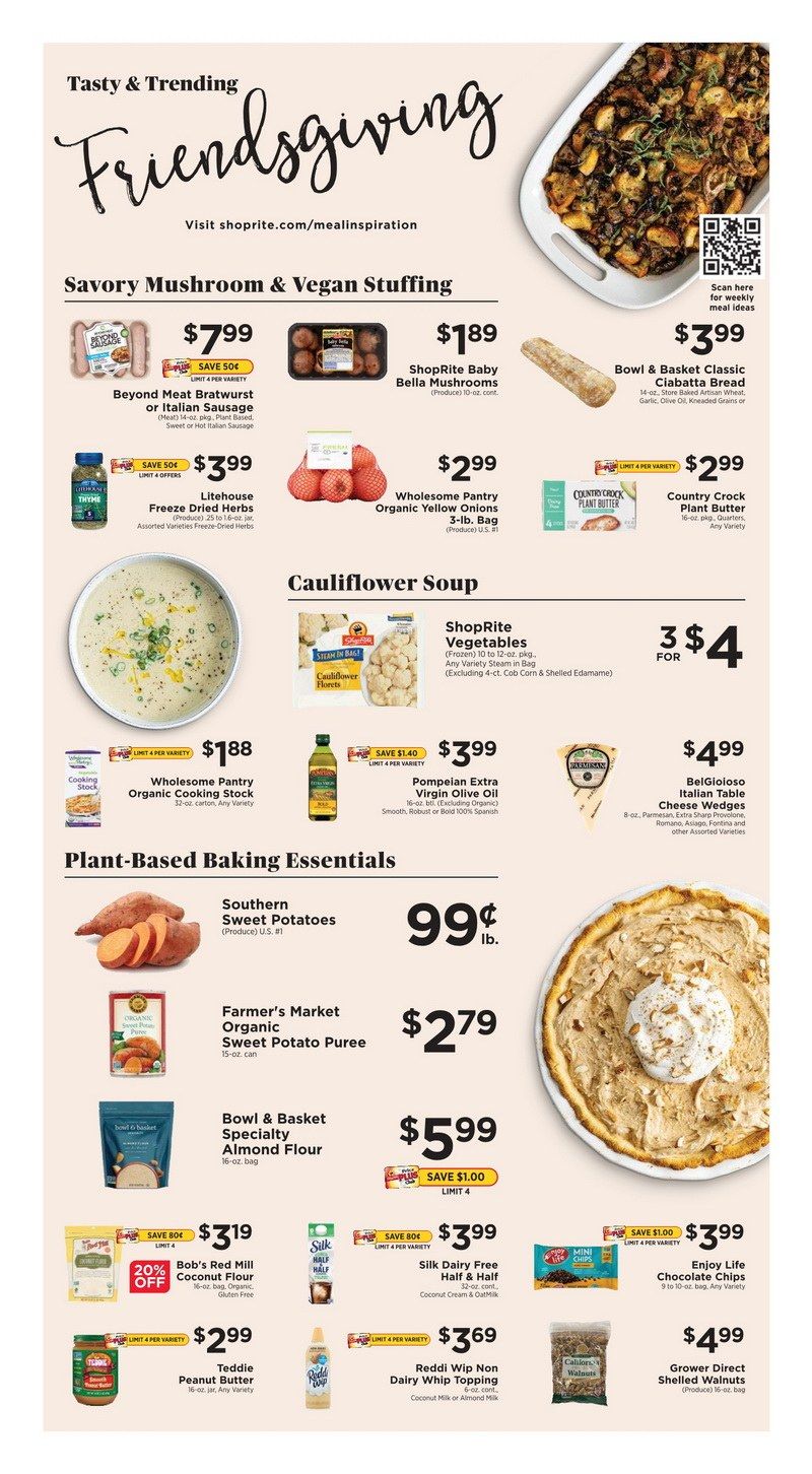 ShopRite Weekly Ad Nov 14 Nov 20, 2021 Promotion