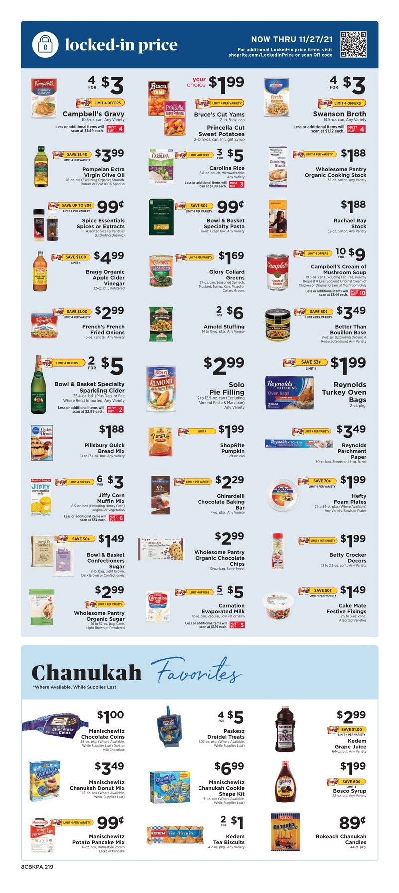 ShopRite Weekly Ad Nov 14 Nov 20, 2021 Promotion