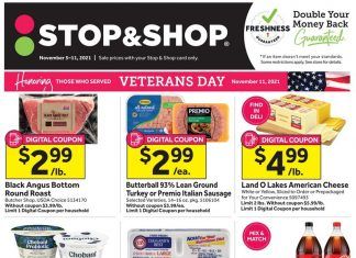 Stop & Shop Weekly Ad Nov 05 – Nov 11, 2021
