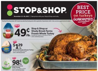 Stop & Shop Weekly Ad Nov 12 – Nov 18, 2021 (Thanks-for-Giving Promotion Included)